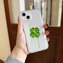 Funda de teléfono transparente y hermosa de alta calidad con cuatro hojas de trébol de la suerte, funda de teléfono creativa personalizada simple y de alta gama, a prueba de golpes y protección contra caídas, duradera y resistente a las manchas, adecuada para todas las series de s, compatible con  17.17 Pro...17 Pro Max...17 Agua. 16.16 Pro...16 Pro Máx.16 más.. 15.15 Pro Max...15 Pro...15 más.. 14.14 Pro...14 más..14 Pro Max... 13.13 Pro...13 Pro Max...12.12 Pro...12 Pro Max...11.11 Pro...11 Pro Máx.XR.X.XS.XS máx.Se.MiNi. Esta caja transparente es el regalo ecológico perfecto para mujeres y niñas, y también el regalo ideal para el Día de San Patricio. - Transparente 899 - Ver 8