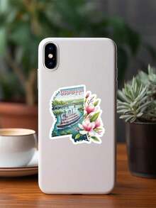 50 PIEZAS Pegatinas de los Estados Unidos, Pegatinas del Mapa de EE. UU., Decora Monopatín Escritorio de Computadora Cuaderno Caja de Regalo DIY Fiesta LYBS - Multicolor - Ver 6