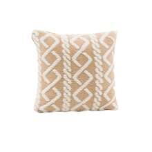 Decorative Faux Wool Pillow Covers, Soft Short Plush Square Pattern Cushion Covers, Modern Decor For Sofa, Home Bedroom, Dorm Use,Fall Decor,Autumn Decor,Room Decor - Camel - View 14