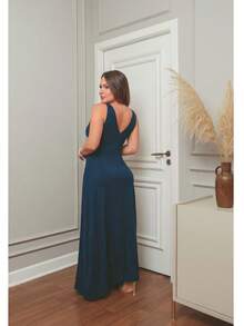 Women Dresses - 藏蓝色 - 查看 2