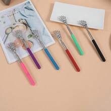 1PCS Back Itch Scratching Rake Stainless Steel Retractable Home Massager Scratcher Itch Scratcher Itch Scratcher