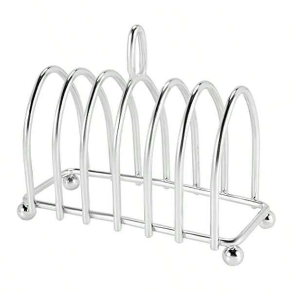 Toast Bread Rack Holder 6 Stainless Steel Toast Rack With Feet And Loop Carry Handle