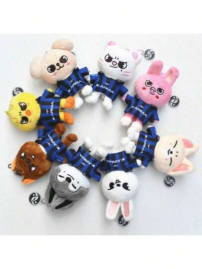 Bambola portachiavi, decorazione per borsa, ciondolo SKZOO KPOP STAY STAYKIDS KARMA Album (con vestiti rimovibili), collezione fan, regalo di compleanno, regalo di Natale