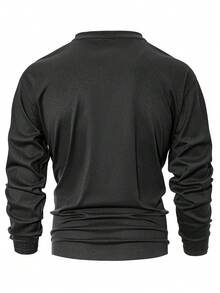 男士老款男士休闲运动条纹长袖衬衫