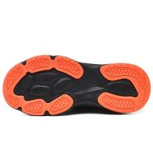 Calçados de trabalho industriais masculinos para armazém, calçados de leves, respiráveis, de alta elasticidade e antiderrapantes para esportes ao ar livre, com biqueira de aço, antifuro, fivela rotativa, calçados de proteção de trabalho (formato pequeno pela metade do tamanho)