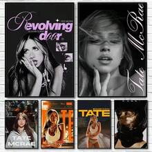 1张泰特·麦克雷音乐海报：流行歌星墙面艺术印刷品，儿童圣诞礼物，客厅，卧室，节日礼物创意 - 彩色 - 查看 1