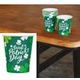 Fiestas Guirca Sac pour 6 verres de fête de la Saint-Patrick, Décoration pour célébrations thématiques, Capacité de 240 ml, Designs de trèfles et chapeaux, Idéal pour les fêtes de la Saint-Patrick, anniversaires et événements spéciaux - Multicolore - Voir 2