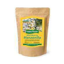 Mini huerto de manzanilla Happy Flower kit germinación garantizada jardín interior exterior fácil plantar semillas naturales aromáticas frescura recetas remedios ecológico práctico - Amarillo - Ver 4