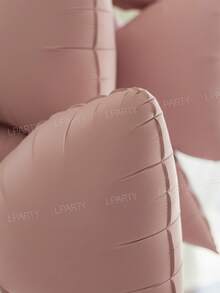 Conjunto de 5 ou 7 balões decorativos rosa para festa de aniversário, balões com laço rosa fosco, balões de látex de 25 cm em rosa macaron e branco pérola, ideais para aniversários, chá de bebê, Dia dos Namorados e festas de amigas. - Multicolorido - Ver 7