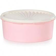 Tupperware Heritage Collection 7.6 Cup Cookie Canister Vintage Light Pink Color Dishwasher  And  Container 1.8 L - Pink - View 1