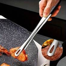 4pcs Stainless Steel Kitchen Tongs For Cooking Metal Food Tongs For Anti-Slip Comfort Grip Non-Stick Cooking Tongs High Heat Resistant Barbecue Tongs Barbecue Tongs Outdoor Barbecue Cooking Utensils