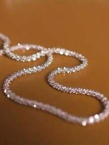 18-Inch Women's Charming Sparkling Necklace, Suitable For Holiday Parties, Hypoallergenic Necklace Gift, The Best Gift For Valentine's Day - Ngôi sao - Xem 5