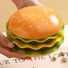 7-Layer Stacked Design Set Of Dinnerware, Including Kitchen Salad Plate, Dessert Plate, Fruit Plate And Pasta Plate. It Can Be Used In Combination And Is Suitable For Dinner Occasions. - Màu vàng - Xem 4