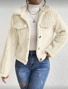Women Coats - White - View 5