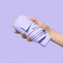 1 pièce Parapluie capsule 5 plis, parapluie de poche pliable portable et multicolore à la mode, parapluie compact pour protection UV, convient pour un usage casual, léger et portable pour hommes et femmes