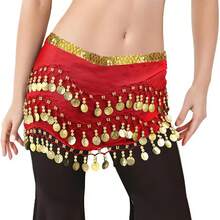 1pc Gold Trim Coin Waist Chain, Suitable For Beginner Jazz Dance, Belly Dance, Shiny Sexy Dance Practice Hip Scarf, BLINGBLING, Versatile For Daily Wear, Nightclub Stage Performance, Street Style, Festival Party Decoration