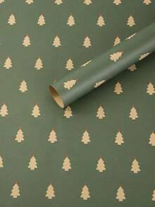 1/5 piezas Papel de regalo de Navidad, diseños de copos de nieve, renos, árboles de Navidad, cajas de regalo, ramos de flores, perfecto para Navidad, cumpleaños, celebraciones, bodas, adecuado para reuniones familiares, fiestas de Navidad, fácil de cortar, adecuado para embalaje DIY, envolver cajas de regalo, decoración de pared para vacaciones, decoración de fiesta con tema de muñeco de nieve de Navidad, decoraciones navideñas