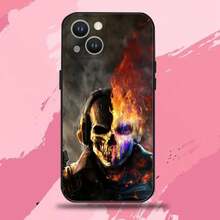 Funda de teléfono de silicona suave negra compatible con : Ghosts para iPhone 16, 15, 14, 13, 12, 11 Plus, Pro Max, XS, X, XR, SE, Mini, 8, 7, y compatible con los casos de 17, 17 Pro y 17 Pro Max - z8 - Ver 4