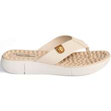 Modare Women's Orthopedic Slippers With Soft Massage Spurs - 奶油 - 查看 3