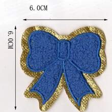 1pc Gold Edged Butterfly Embroidery Patch, Suitable For Clothing, Bags, Shoes, Hats, Home Decor, Iron-On