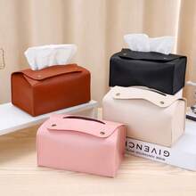 1PC New Luxury High-Value Tissue Box Home Living Room Paper Storage Box High-End Restaurant Tissue Box,Tissue Box Holder,Bedroom - Multicolor - View 9