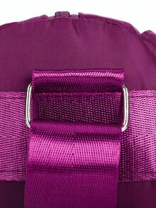 1pc Solid Color Nylon Fabric Zipper Closure Fashionable Casual Backpack, Handbag For Keys, Daily Essentials, Suitable For Men, Spring, Summer, Autumn, Daily, Work, Business, Shopping