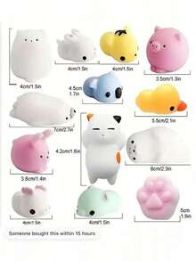 3 件/6 件/12 件随机烦躁玩具烦躁套装抗压减压玩具奖品，派对/复活节礼物，神秘珠宝，礼物，便宜 - 彩色 - 查看 3