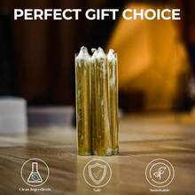 6Piece Scented Candles 6 Inch Long Dripless Candles For Weddings Christmas And Home Decor Each Candle Burn Time 4 Hours White Lavender