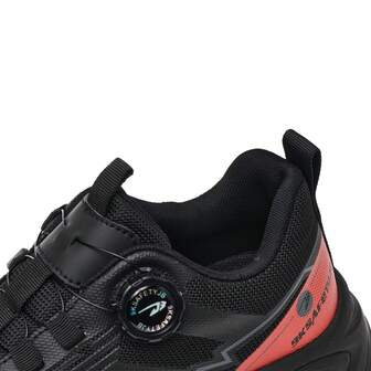 Men's Industrial Warehouse Work Shoes, Outdoor Sports Lightweight Breathable High Elastic Anti-Slip Safety Shoes With Steel Toe, Anti-Puncture, Rotary Buckle, Labor Protection Shoes (Run Small By Half Size)