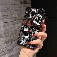 G- TV Hot Teléfono Funda Compatible con para for  16 15 14 13 12 11 Pro Max X XR XSMAX 8 7 Plus, Transpirante, Transparente, Funda Dura, Resistente a Golpes. - Color mezclado 1 - Ver 5