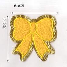 1pc Gold Edged Butterfly Embroidery Patch, Suitable For Clothing, Bags, Shoes, Hats, Home Decor, Iron-On