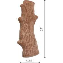 Outward Hound Dogwood Wood Durable Dog Chew Toys, Real Wood &Amp; Calming Hemp, 2-Pack, Medium - MàuA - Xem 9