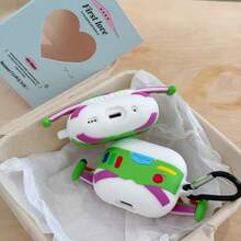 Etui na słuchawki z motywem samolotu z kreskówek do codziennego użytku - Wielokolorowe - Zobacz 2