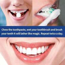 Solid Toothpaste Nobs Without The BS Tablets Flavors Teeth Breath Mouthwash Smoke Remove Bad Whitening Fresh Charcoal Stains - mặc định - Xem 11