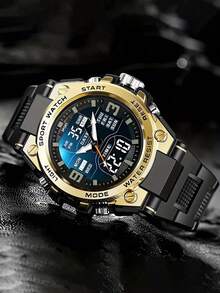 1 pieza Reloj inteligente deportivo multifuncional con pantalla dual, adecuado para uso diario y como regalo - Unitalla - Ver 15