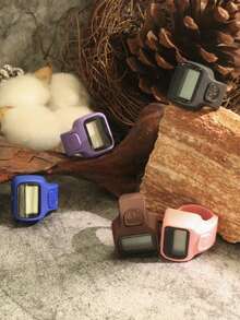1pc/5pcs/10pcs Outdoor Hiking Step Counter, Accurately Records Steps And Preserves Spring Footprints - Multicolor - View 8
