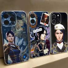 Funda de teléfono Caitlyn A-Arcane L-Lol compatible con 15 Pro Max, 16 Pro Max, 14, 13, 11, 12 Mini, Xs, X, Xr, 7, 8 Plus, Se, cubierta transparente - Cubierta compatible con 17 Case, 17 Pro Case, 17 Pro Max Case - z10 - Ver 3