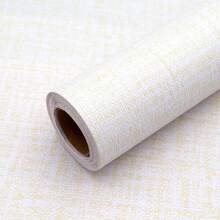 1 Rolle beige selbstklebende und abnehmbare Tapete, Vinyl Kontaktpapier für Büro, Schlafzimmer, Wohnzimmer, Wanddekoration, Wandaufkleber, Küchenschrank, Schreibtischplatte, Möbelrenovierung und Umgestaltungsfolie, 40 cm * 500/300/100 cm