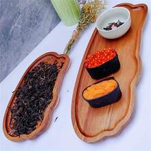 1 件木制托盘、上菜托盘、多用途托盘、小吃托盘、食物托盘、茶托盘、家用托盘、甜点托盘、餐厅托盘、厨房托盘、早餐/晚餐托盘、水果托盘、晚餐托盘 - 棕色 - 查看 8