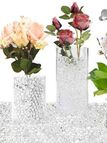 Water Gel Jelly Beads Filler - For Floating Candle Making, Wedding Party, Home Decor Plants And Crafts, Christmas Gift (Expands After Absorbing Water) - White - View 1