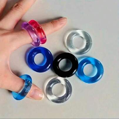 1pc Elegant Silicone Ring For Men, Superhero Themed, Random Color Assortment, Suitable For Weddings, Birthdays, Anniversaries, Graduations, Christmas, Halloween, Thanksgiving And Other Occasions, Fun Party Accessory And Fashionable Jewelry