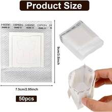 50 filtros porttiles de papel de caf - Bolsas de filtro desechables para caf y t con orejas colgantes para tazas, oficina en casa, camping, viajes - inicial - Ver 4