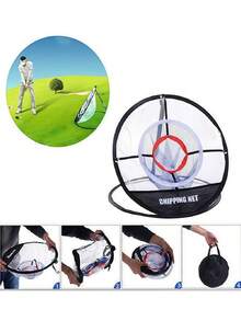 1pc Cut Ball Net This Design Is Foldable, Convenient For Carrying And Storage. It Is A Portable Folding Golf Ball Collection Net That Can Be Easily Folded Into A Small Shape And Stored In A Backpack Or Trunk. Multiple Functions: Besides Being Used For Cut Shot Practice, Some Cut Ball Nets Can Also Be Used As Swing Practice Nets. - Multicolor - View 12