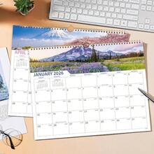 2026 Calendar - 18 Months Wall Calendar 2026 - 2027, January 2026 - June 2027, 2026 - 2027 Calendar With 15x 11.5 Thick Paper, Twin - Wire Binding Hanger, Julian Dates - 最初的 - 查看 3