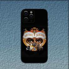 Singer M-Michael J-Jackson Phone Case Compatible With  16,15,14,13,12,11,Pro,X,XS,Max,XR,Plus,Mini Soft Black Cover, Cover Compatible With  17 Pro Max Case,  17 Pro Case,  17 Case,  16 Pro Max Case - z8 - 查看 10