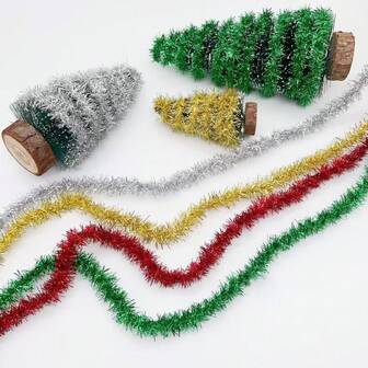 Christmas Decorative Colorful Ribbons, Party Holiday Decor DIY Ribbons