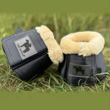 TGW RIDING XL, L, M, S Size Faux Wool Lined Horse Bell Boots, Equestrian Protection Boots For Competition, Training And Everyday Use To Prevent Hoof Rubbing And Impact - Multicolor - View 11
