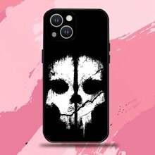 Funda de teléfono de silicona suave negra compatible con : Ghosts para iPhone 16, 15, 14, 13, 12, 11 Plus, Pro Max, XS, X, XR, SE, Mini, 8, 7, y compatible con los casos de 17, 17 Pro y 17 Pro Max - z8 - Ver 5