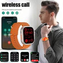 S9 Ultra 10-In-1 Smartwatch Bundle - Bluetooth Calling, Fitness Tracker And Sports Band With Wireless Earphones + 7 Interchangeable Straps - Compatible With IOS And Android - Perfect Gift For Christmas, New Year, Valentine's Day, Father's And Mother's Day, Birthdays And Holidays - Nhiều màu - Xem 3