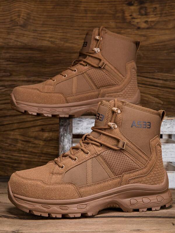 Outdoor Hiking Shoes, Climbing Shoes, Desert Boots, Safety Work Boots, Lightweight Durable Military Combat Boots, Comfortable High-Top Shoes, Fashionable Men's Shoes, New Delta Mountaineering Shoes Military Training Boots